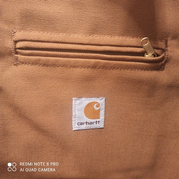 Carhartt men's, full zip up cargo work jacket. size XXL - Picture 4 of 16